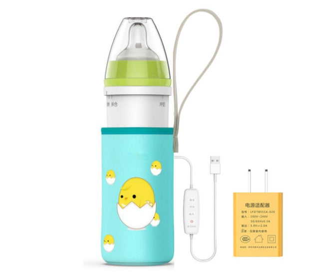 Quick-Flushing Insulated Feeding Bottle