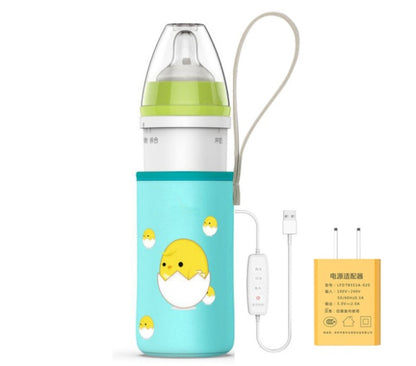 Quick-Flushing Insulated Feeding Bottle