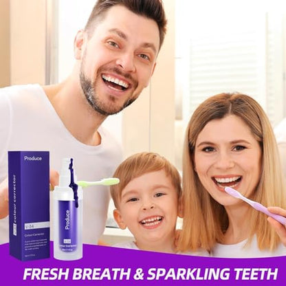 Purple Toothpaste Whitening, Instant Brightening Teeth Whitening