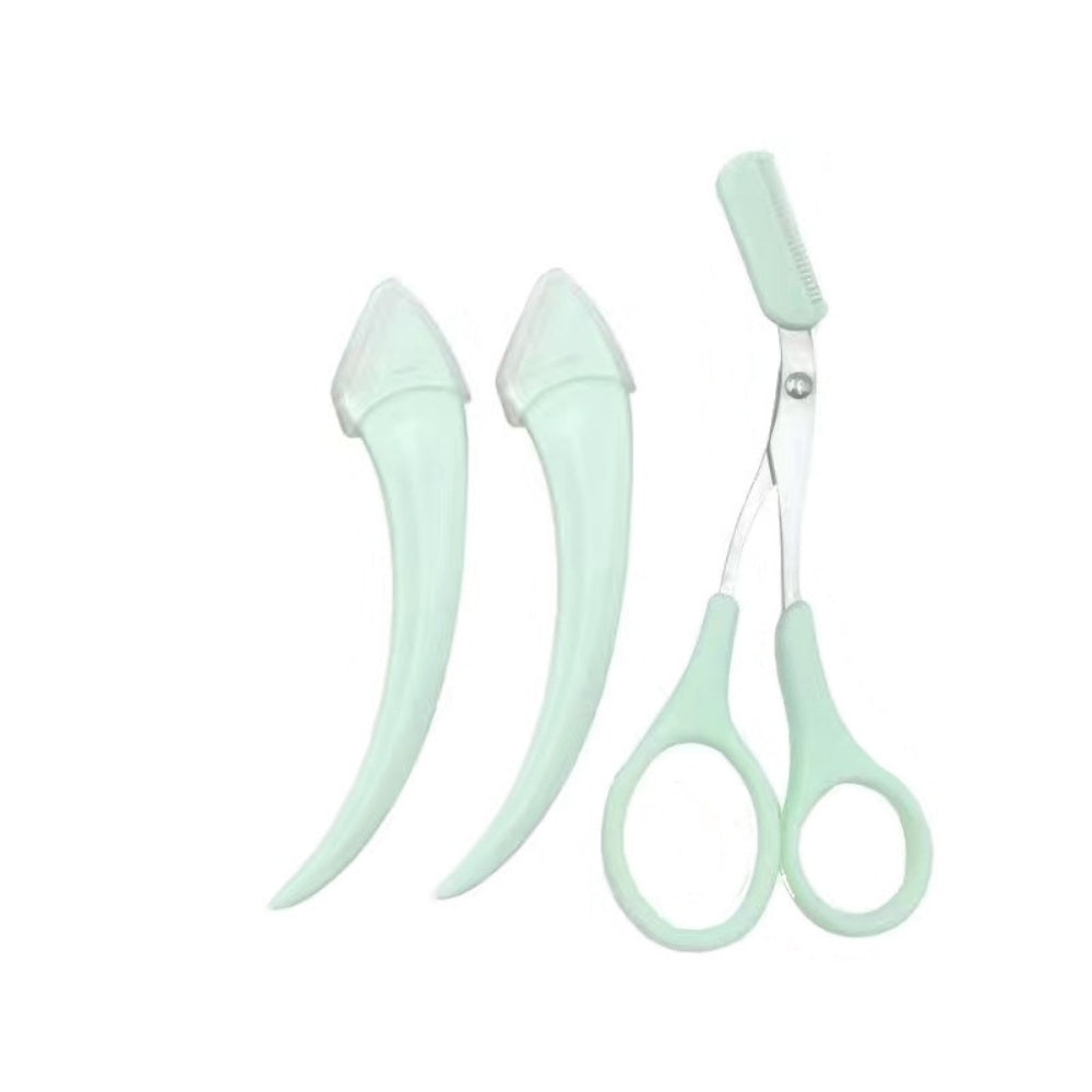 Curved Eyebrow Trimming Knife